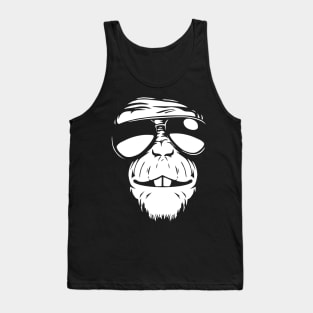 smiling monkey with glasses Tank Top